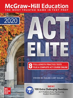 cover image of McGraw-Hill Education ACT ELITE 2020
